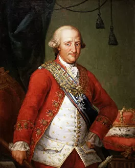 Valencia Gallery: Portrait of Carlos IV (1748-1819), King of Spain, Oil painting by Antonio Carnicero