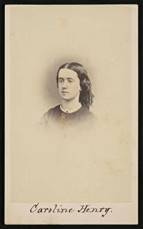 Ringlets Collection: Portrait of Caroline Henry (1839-1920), Between 1860 and 1869