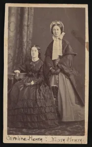 Portrait of Caroline Henry (1839-1920) and Mary Anna Henry (1834-1903), Circa 1860s