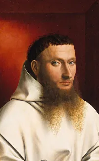 Habit Prints: Portrait of a Carthusian, 1446. Creator: Petrus Christus