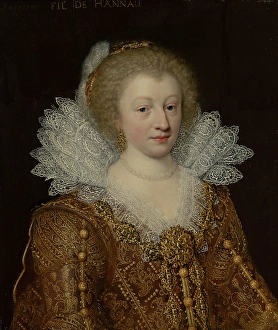 Mauritshuis Prints: Portrait of Catharina Belgica (1578-1648), 1617. Creator: Jan Anthonisz van Ravesteyn