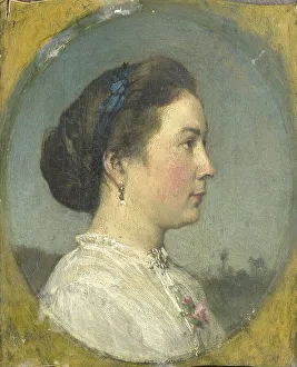Maris Jacob Henricus Prints: Portrait of Catharina Hendrika Horn