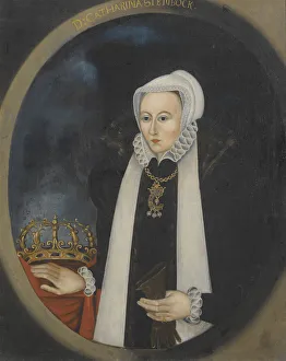 Stenbock Prints: Portrait of Catherine Stenbock (1535-1621), Queen of Sweden