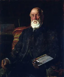 Glasgow Boys Prints: Portrait of C.D. Barraud, 1897. Creator: James McLauchlan Nairn