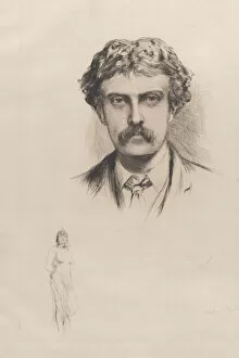 Cecil Collection: Portrait of Cecil Lawson, 1882. Creator: Hubert von Herkomer