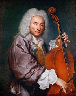 Violoncello Prints: Portrait of a Cellist