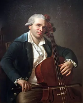 Philharmonie De Paris Prints: Portrait of the cellist and composer Jean-Louis Duport (1749-1819)