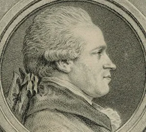 Charles Nicolas Prints: Portrait of the cellist and composer Jean-Louis Duport (1749-1819)