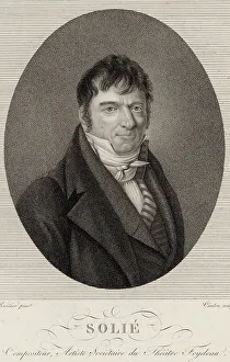 Portrait of the cellist and composer Jean-Pierre Solié (1755-1812), 1790-1812. Creator: Riesener, Henri-Françoiss (1767-1828)
