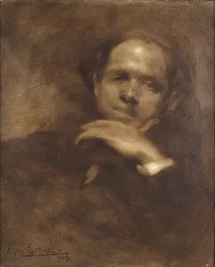Carriere Prints: Portrait of the cellist and composer Pablo Casals (1876-1973)