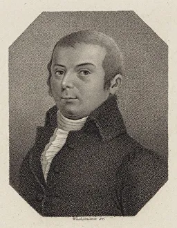 1836 Prints: Portrait of the cellist Joseph Franz Weigl (1740-1820)