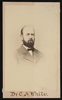 Geologist Gallery: Portrait of Charles Abiathar White (1826-1910), 1868. Creator: Isaac Augustus Wetherby