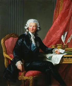 Vige Le Brun Prints: Portrait of Charles-Alexandre de Calonne (1734-1802)