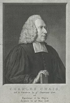 Portrait of Charles Chais, 1765. Creator: Jacobus Houbraken
