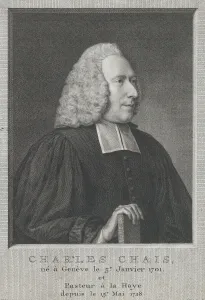 Jacob Houbraken Prints: Portrait of Charles Chais, 1765. Creator: Jacobus Houbraken