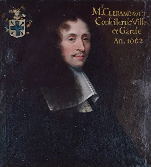 Ecole Francaise Prints: Portrait de Charles Clérambault