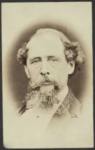 Draughtsman Prints: Portrait of Charles Dickens, before 1870. Creator: Unknown