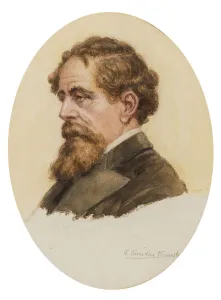 Dickens Gallery: Portrait of Charles Dickens. Creator: Knowles, George Sheridan (1863-1931)