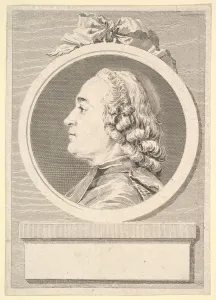 Portrait of Charles Gauzargues, 1767. Creator: Augustin de Saint-Aubin Portrait of Charles Gauzargues, 1767. Creator: Augustin de Saint-Aubin