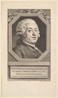 Charles Nicolas Cochin Collection: Portrait of Charles George Fenouillot de Falbaire de Quingey, 1787