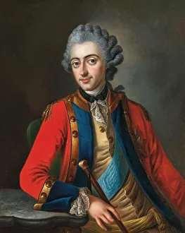 Mecklenburg Prints: Portrait of Charles II, Duke of Mecklenburg-Strelitz (1741-1816)