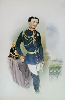 Biedermeier Prints: Portrait of Charles III (1823-1854)