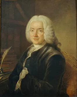 Musee Carnavalet Collection: Portrait of Charles-Jean-Francois Henault (1685-1770), ca 1730
