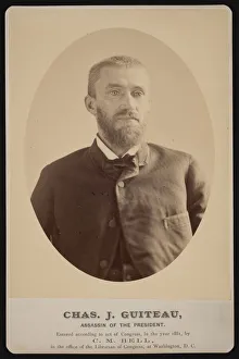 Assassin Gallery: Portrait of Charles Julius Guiteau (1841-1882), July 4, 1881