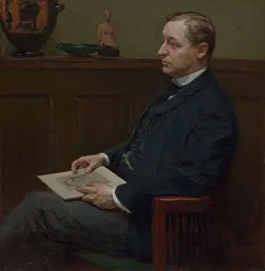 Julius Gari Melchers Prints: Portrait of Charles Lawrence Hutchinson, c. 1902. Creator: Gari Melchers