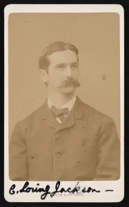Portrait of Charles Loring Jackson (1847-1935), Circa 1887. Creator: Adolphe Braun Portrait of Charles Loring Jackson (1847-1935), Circa 1887. Creator: Adolphe Braun