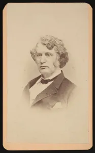 Sumner Charles Prints: Portrait of Charles Sumner (1811-1874), Before 1874. Creator: Frank L Le Roy