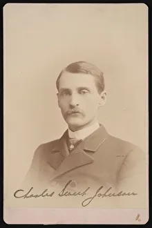 Cabinet Card Prints: Portrait of Charles Sweet Johnson, 1870-1871. Creator: Photographic Art Company