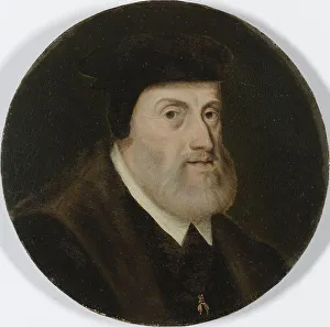 Carlos I Prints: Portrait of Charles V, Holy Roman Emperor, c.1550. Creator: Unknown