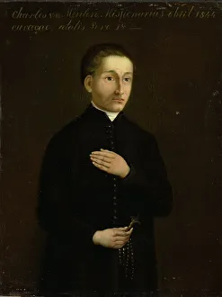 Portrait of Charles van der Meulen, Missionary to Curaçao, 1844-1849. Creator: Anon