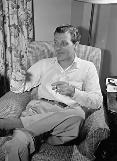Barnet Charlie Prints: Portrait of Charlie Barnet, New York, N.Y. ca. Aug. 1946. Creator: William Paul Gottlieb