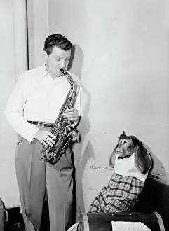Portrait of Charlie Barnet and Re-Bop, New York, N.Y. ca. Aug. 1946. Creator: William Paul Gottlieb