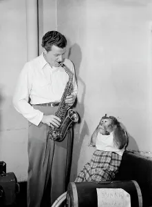 Barnet Charlie Prints: Portrait of Charlie Barnet and Re-Bop