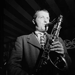 Portrait of Charlie Barnet, WOR broadcast, Aquarium, New York, N.Y. ca. Aug. 1946. Creator: William Paul Gottlieb