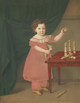 Portrait of a child, 1822. Creator: Johan Anton Bech