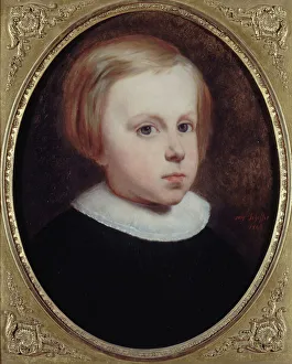 Short Hair Prints: Portrait of a child, 1840. Creator: Ary Scheffer
