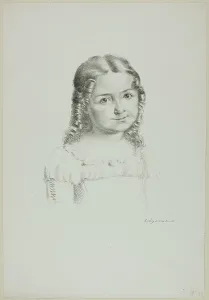 Charles Philibert De Lasteyrie Prints: Portrait of a Child, c. 1816. Creator: Charles-Philibert de Lasteyrie