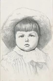 Images Dated 29th September 2020: Portrait of a Child (Cyril Nast?), after 1879. after 1879. Creator: Thomas Nast