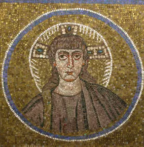Reproduction Prints: Portrait of Christ, Byzantine, early 20th century (original dated late 5th-early 6th
