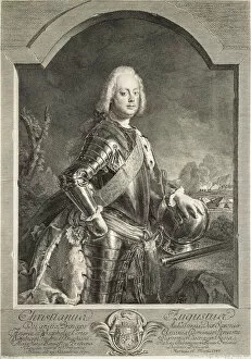 Images Dated 8th March 2011: Portrait of Christian August, Prince of Anhalt-Zerbst (1690-1747), 1750