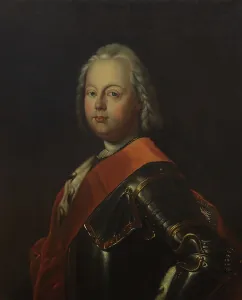 Kuskovo Prints: Portrait of Christian August, Prince of Anhalt-Zerbst (1690-1747)