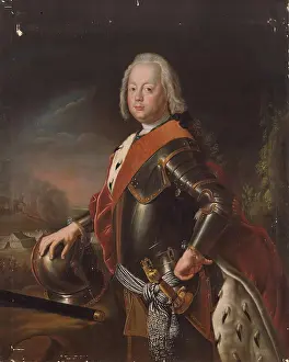 Proud Prints: Portrait of Christian Augustus of Anhalt-Zerbst, 1725. Creator: Unknown