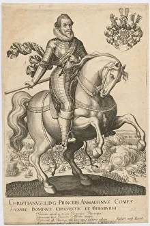 Weis Prints: Portrait of Christian I, Prince of Anhalt-Bernburg (1568-1630), 1630