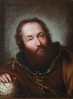Portrait of Christopher Columbus. Artist: Nogari, Giuseppe (1699-1763)