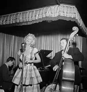 Portrait of Chubby Jackson and Dottie Reid, Onyx, New York, N.Y. ca. July 1947. Creator: William Paul Gottlieb