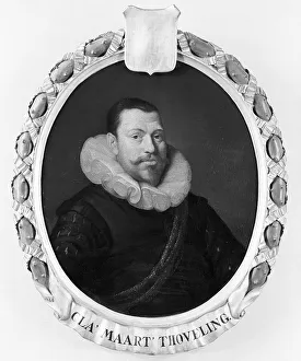Vereenigde Oostindische Compagnie Prints: Portrait of Claes Maertensz Thoveling